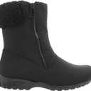 Propet Womens Dani Mid Zippered Snow Casual Boots Mid Calf - Black (8.5 X-Wide)