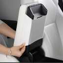 TPARTS Leather Armrest Support Cushion for All Tesla Model Y/3/X/S Tesla Armrest Decor Interior Accessories Memory Foam Console Pillow Elbow Rest Cover Pad (White)
