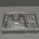 2 Pack Pots and Pans Organizer Under Cabinet, 22" Expandable Food Storage Container Lid Organizers with 9 Adjustable Dividers Pot and Pan Lid Holders Rack Inside Cabinet/Countertop(Gray)