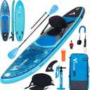 Freein SUP Inflatable Stand Up Paddle Board with Kayak Seat,Paddle Boards for Adults 10'/10'6/11', Accessories sup Pump Adaptor,sup Kayak Paddle
