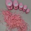 BearBoss 5 Pack Heart Punch, Craft Hole Punch Shapes, Pink Paper Puncher, Different Size of Scrapbooking Punches for Greeting Card Making, Handcraft, DIY Albums Photos, 0.3'' 0.6'' 1'' 1.5'' 2'' inch