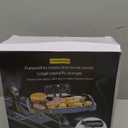 This Hill Cup Holder Tray for Car, 2 in 1 Detachable Car Food Table Tray with Solid Base & Phone Slot,Car Cup Holder Expander with 360Rotation Tray for Travel Road Essentials