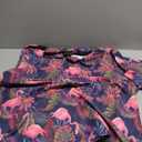 Funny Matching Couple Golf Shirts Short Sleeve Polo Shirts Moisture Wicking Unisex Hawaiian Outfits for Men Women (Large, Flamingo)