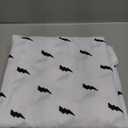 NoJo Lightning Bolt Black and White Nursery Fitted Crib Sheet