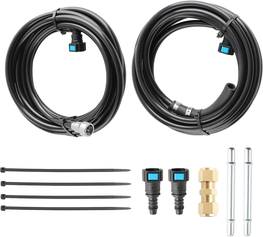 maXpeedingrods FG0340 FLFG0340 Fuel Lines Repair Fuel Vent Tube Kit Fits for Chevrolet Silverado/GMC Sierra 1500 2500 3500 Pickup 2004-2010, Not Fit Trucks With 04-05 Flex Fuel Cab Chassis