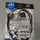 FOINNEX VGA to HDMI Cable 4.5M, Old PC Style New TV/Monitor with HDMI, VGA to HDMI Cord Converter Adapter with Audio for Laptop to Projector