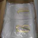 Frosted Arch Gold Table Numbers for Wedding Reception - Table numbers 1-30 - 5x7" Frosted Arch Acrylic Table Signs with Gold Mirror Numbers for Banquet, Party, Event, Anniversary (Table Numbers 1-30)