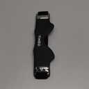 Silicone Patellar Tendon Support Strap, Adjustable Non-Slip Knee Brace Patella Strap Support, Knee Pain Relief Patella Band for Jumpers Knee, Tendonitis, Basketball, Tennis & Squats, Black