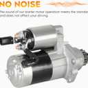 17835 New 2.5L (Only fit Automatic Trans.) Starter for Nissan Sentra Sedan L4 2002-2006, for Altima Sedan 2002-2006, for Altima 2007 (Automatic CVT Trans. to 10/2006), M0T60781 M1T68781 23300-8J000