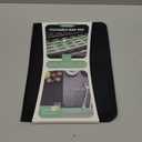 Foldable Bar Mat 18x12 inch - 3-in-1 Silicone Drying Mat with Removable Cutting Board & Rim Tray | Countertop Protector for Home, Outdoor, Travel | Professional Cocktail Accessories (Black)