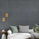 30"X200" Grasscloth Textured Peel and Stick Wallpaper Gold Blue Geometric Grasscloth Peel and Stick Wallpaper for Bedroom Self Adhesive Decorative Contact Paper for Cabinets and Drawers Walls