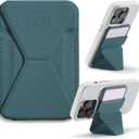 MOFT Magnetic Wallet Stand Compatible with iPhone 16/15/14/13/12 Series, Angle Adjustment & Magsafe Compatible MOVAS Phone Stand,Jungle