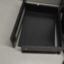 Modern Nightstand with Charging StationWooden Side Tables with Storage Drawers are Suitable for Many Occasionsfor Example, bedrooms, etc (Black-1PCS)