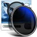 NEEWER 67mm Variable ND Filter ND2-ND400 (1-9 Stops), Neutral Density Filter, Multiple Coatings, Water and Scratch Resistant