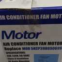 Condenser Fan Motor Replacement for Carrier 5KCP39BGS069S #3S001, #GE3907 Genteq Bryant Payne Dayton AC/ Air Conditioner 1/ 10 HP 1100 RPM 208-230V 60HZ 48 Frame with Capacitor OEM Upgraded LEUNGOO