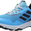 adidas Men's Tracefinder Trail Running Sneaker (12, Pulse Blue/Black/Semi Impact Orange)