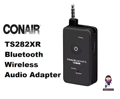 Travel Smart Conar, Bluetooth Wireless Audio Adapter for Airplanes, Gym and more
