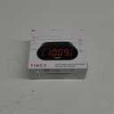 Timex T231G AM/FM Dual Alarm Clock Radio with 1.2-Inch Display and Line-in Jack (Gunmetal) (Black)