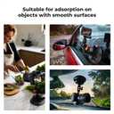 K&F CONCEPT 4.5" Suction Cup Camera Mount with Magic Arm, ARRI Style 1/4" 3/8" Threads, Quick Release Car Mount Compatible with Gopro DJI Insta360 for DSLR Action Camera Phone Video Shooting