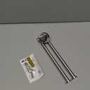 KES Kitchen Swivel Towel Bar 9-Inch, Swivel Towel Rack for Dish Towel, Double Towel Bar 2-Arm Wall Mounted, SUS 304 Stainless Steel, Brushed Finish, A2106S23-2