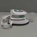 BEAUTURAL Mini Travel Steam Iron for Clothes with Dual Voltage, Temperature Control, Non-Stick Soleplate and Cord Storage, Ideal for Sewing, Quilting and Handcraft