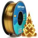 GIANTARM 3D Printer Filament, Silk Gold Pla Filament, 1Kg(2.2lbs) Spool, 1.75mm Dimension Accuracy +/- 0.03mm, 3D Printing Filament