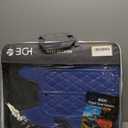 Car Seat Cover Custom Fit for Dodge Ram 1500 2500 3500 2009-2026 Faux Leather Seat Cover Set Compatible with Crew Quad Regular Cab Pickup Truck Cushions (Black & Blue, Full Set, Flat Rear)