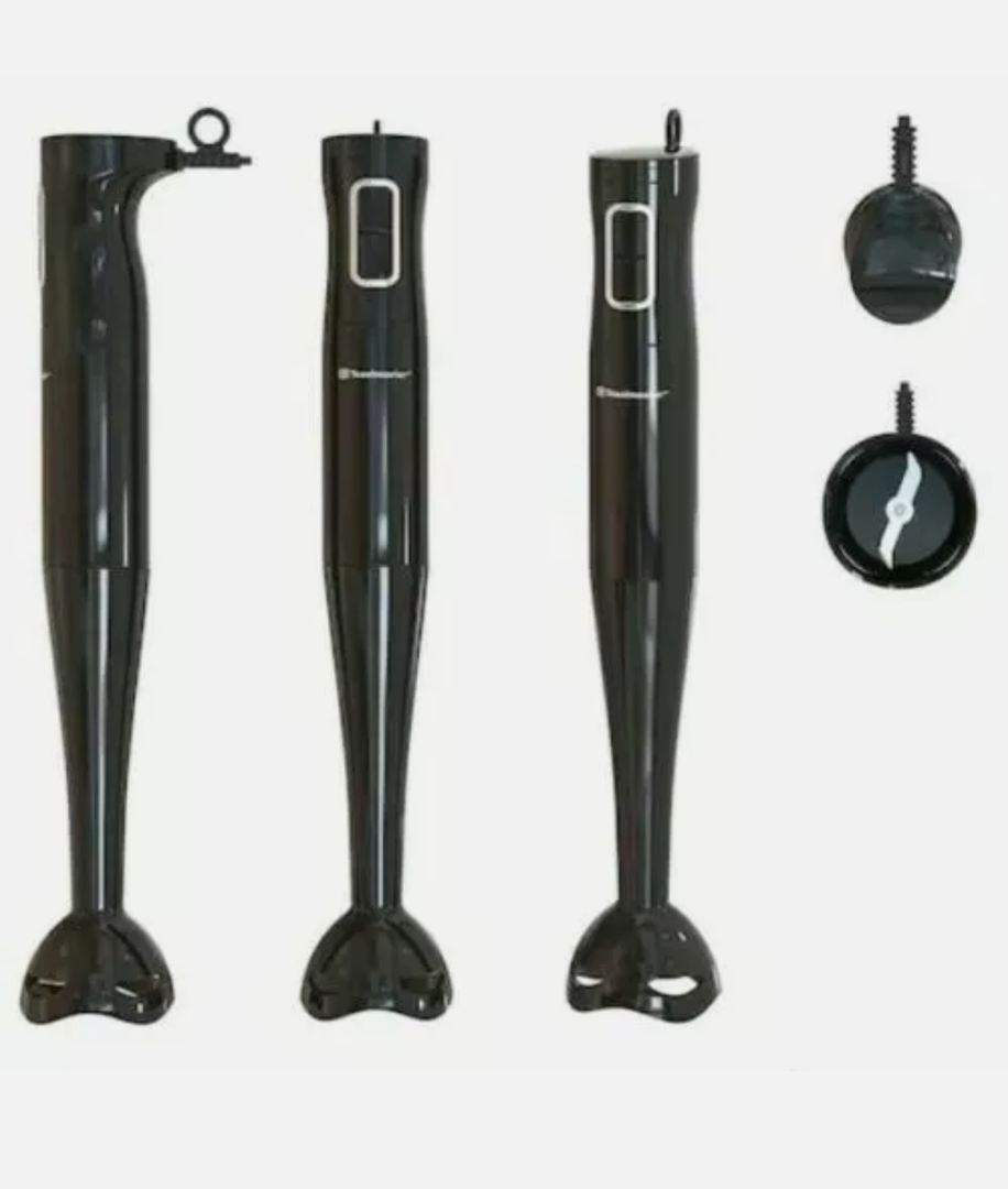 Toastmaster Immersion Hand Blender Mixer Black with 700ml Blending Cup 100W