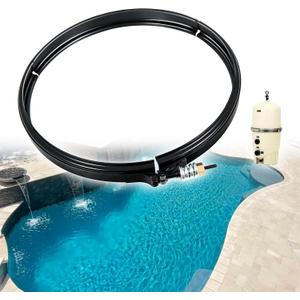AUTOBABA 190003 Tension Control Clamp Kit Pool and Spa Filter FNS Plus Clean & Clear Plus & Quad DE Filters Steel Pool Filter 23-1/4" Length Black