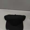 Quick Dry Baseball Cap Flat Brim Snapback Hat Sun and Rain Protection Golf Hat for Men Women (One Size, Black)