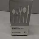 KINGSTONE 60 Pcs Hammered Silverware Set for 12, 18/10 Stainless Steel Heavy Duty Flatware Set, Tableware Cutlery Utensil Sets for Home Restaurant Dishwasher Safe