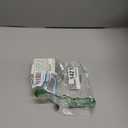 HILLHOME Mini Quartz Clock Insert 3-1/8 Inch (80 mm) Round Quartz Movement Miniature Clock White Dial Gold Trim Roman Numerals Red Second Hand, Fit 3.0 inch (76 mm) Diameter Hole