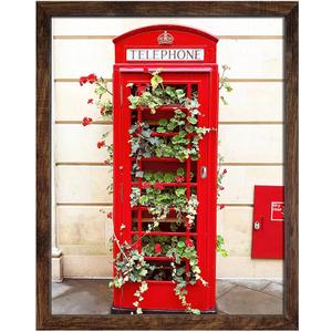 SESEAT 11x14 Picture Frame Pack of 2, Display Pictures 8x10 with Mat or 11x14 Without Mat,Wall Mounting Photo Frame, Rustic Brown