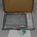 WallarGe Atomic Clock with Indoor Outdoor Temperature - 8.5'' Digital Clock Battery Operated, Self-Setting, 4 Time Zones, DST