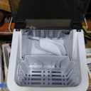Aeitto Nugget Ice Maker Countertop, 42lbs/24H Ice Machine with 1.5L Water Tank, Rapid Ice Release in 6 Mins, Self-Cleaning Pebble Ice Maker with Basket and Scoop for Home Office RV and Party, Silver