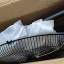 VEVOR 18 inch Wall Mount Fan Oscillating, 3-speed High Velocity Max. 4000 CFM Industrial Wall Fan for Indoor, Commercial, Residential, Warehouse, Greenhouse, Workshop, Basement, Black, ETL Listed