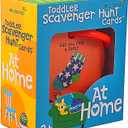 MOLLYBEE KIDS Toddler Scavenger Hunt Cards at Home, Toddler Activity, Ages 2, 3, Indoor Scavenger Hunt Game