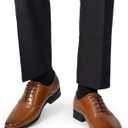 Bruno Marc Men's Plain-Toe Lace Up Dress Oxfords, Size 11