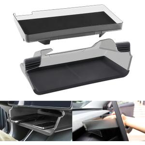 Jumpdy Under Screen Storage Organizer Fit for 2024 2025 Model 3 Highland 2025 Model Y Juniper, Hidden Center Console Organizer Tray Interior Accessories (1PCS)