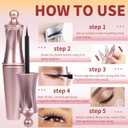 Magnetic Eyelashes with Eyeliner Natural Look Magnetic Lashes with Applicator No Glue Needed Cat Eye Lash Wispy Magnet Lash 5 Pairs with Magnet Eyeliner