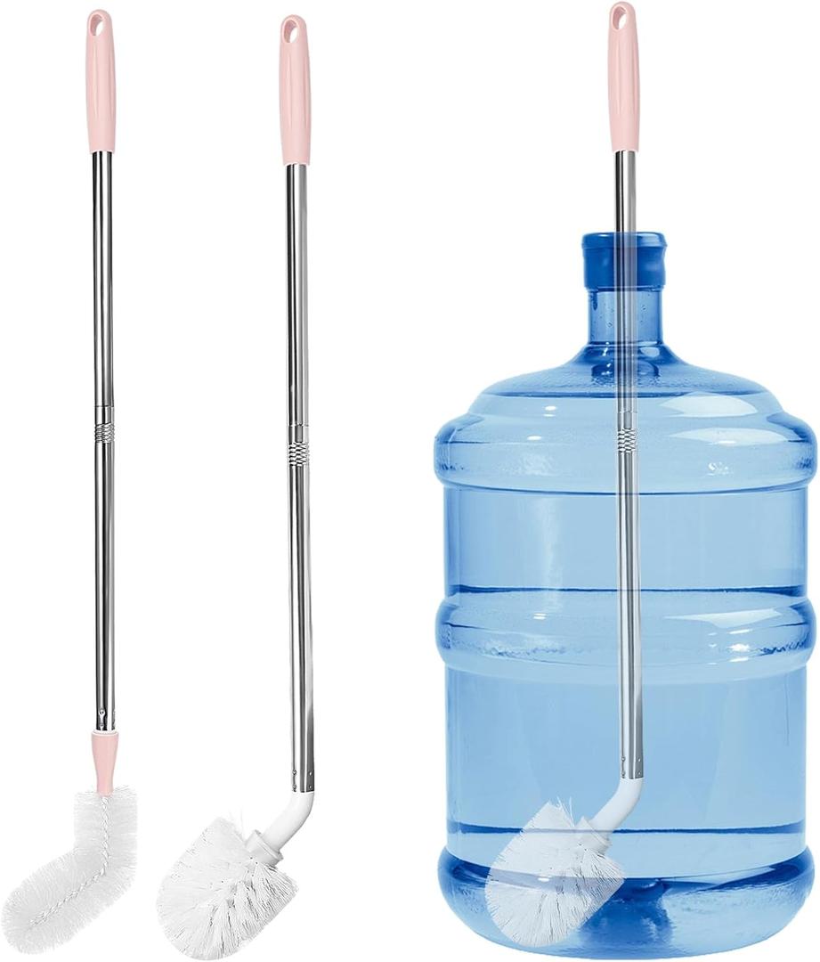 5 Gallon Water jug Cleaning Brush2 Pack Bucket Brush, Kettle Brush, Cleaning Extra Long Bottles, 5 Gallon Jug Cleaner, Water Bottle BrushCarboy Brush.