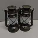 Outdoor Lanterns Waterproof Hanging Vintage LED Camping Lamps with Dancing Flame Non-Solar Remote Control Light Landscape Decor for Table Patio Garden Yard Pathway Porch 2Pack (3AA Batteries Power)