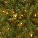 National Tree Company 4 ft Pre-Lit Dunhill Fir Mini Artificial Christmas Tree, 200 Warm White LED Lights, 559 Tips, Includes Stand, Green