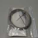 1/16 Stainless Steel Cable 100ft with 8" Wire Cutter, Marine Grade 316 7x7 Rope Kit, 10 M2 Thimbles & 20 M2 Sleeves for String Light Hanging, Picture Wire and Garden Trellis