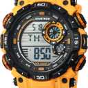 Armitron Sport Men's Digital Chronograph Resin Strap Watch, 40/8397 (Yellow)