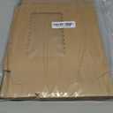 qiqee 9x6x2.5 Inch Brown Cookie Box with Window 15Pcs Pastry Macaron Bakery Box for Packaging