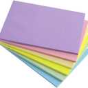 Vanpad Sticky Notes 4X6 in Pastel Post Stickies Super Sticking Power Memo Pads Strong Adhesive, 6 Pads/Pack, 45 Sheets/pad