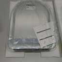 Hasipu Vanity Mirror with Lights, 11" 14" Arched LED Makeup Mirror, Lighted Makeup Mirror with Lights, Smart Touch Control Dimmable 3 Modes Light 360Rotation White