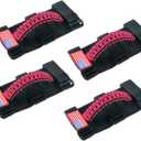 Savadicar 4 x Roll Bar Grab Handles with USA Flag, Grip Handle for Jeep Wrangler CJ YJ TJ JK JKU JL JLU & Gladiator JT 1955-2023, Interior Accessories, Pink