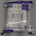 VCE Brush Wall Plate 10-Pack, Cable Pass Through Insert for Wires, Single Gang Cable Access Strap, Wall Socket for HDTV, HDMI, Home Theater Systems, White